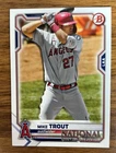 2021 TOPPS NSCC Convention Silver Pack BOWMAN MIKE TROUT LA Angels Card No. 10