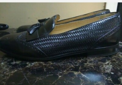 MEZLAN Leather Woven Loafer Wing Tip Medallion Tassel Slip On Shoe Men\'s 11M PhotoRoom_010_20230601_151851.  main image 3
