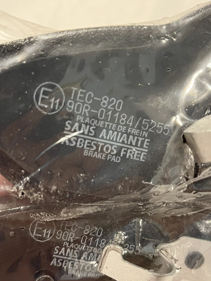 Pastillas de freno de disco delanteras de cerámica TEC-820 para Dodge Dakota Durango 2000-2002 NUEVAS Foto 2 de 3