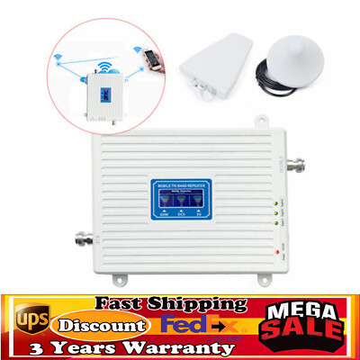 Tri-Band 2G/3G/4G Signal Amplifier Repeater 900/1800/2100 Signal - Main Image