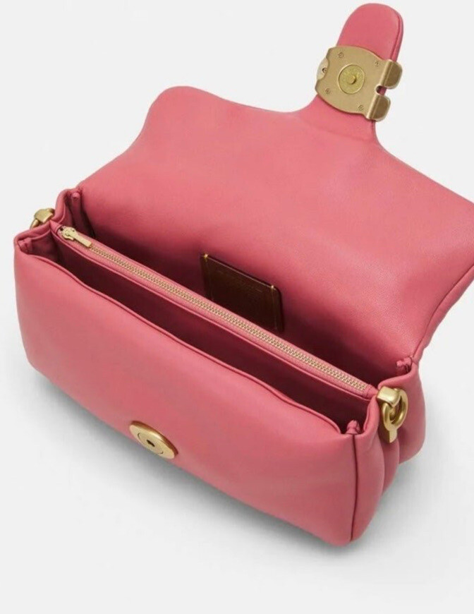 Coach Pillow Leather 26 Tabby Shoulder Bag - Taffy/Brass | eBay