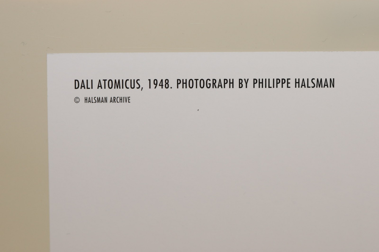 SALVADOR DALI : DALI ATOMICUS, 1948 by PHILIPPE HALSMAN Art-Postcard ...