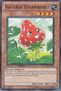 Naturia Strawberry - DT04-EN031 - Parallel Rare - Duel Terminal x3 - Near Mint