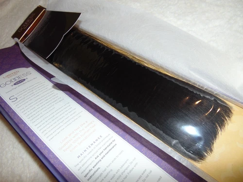 Sensationnel Goddess Remi  Virgin Remi Hair Limited Edition Yaki WVG 14"  1B - product listing photo