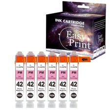 6PK CLI42 CLI 42 CLI-42 Photo Magenta Ink Cartridge for Pro100S Pro100 Printer
