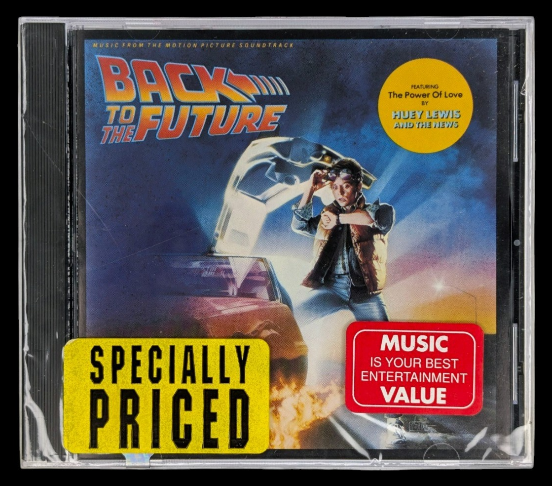 SEALED, Back To The Future MCAD-6144, Audio CD, Hype Sticker, US, 1985
