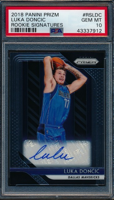 2018 Panini Prizm Luka Doncic ROOKIE Signatures RC AUTO ...