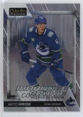 2023-24 O-Pee-Chee Platinum Arctic Freeze 20/99 Akito Hirose #298 Rookie RC 1zm