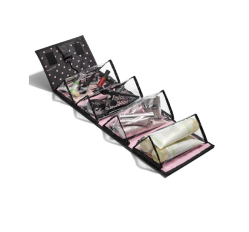 ¡Nuevo! Mary Kay Bolsa de Viaje Enrollable Diseño Corazón Estuche de Maquillaje Organizador n/plástico Foto 2 de 4