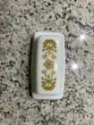 Vintage Pyrex Butterfly Gold Butter Dish W/ Lid 72-B Golden Floral Design 1970s