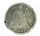 1887 Seated Liberty Dime  *LIBSEATDM301