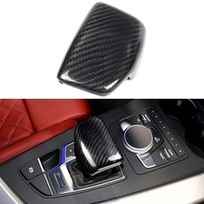Nvcnx Real Carbon Fiber Shift Knob Cover For Audi A4 2017-2025 S4 A5 S5 Rs5...