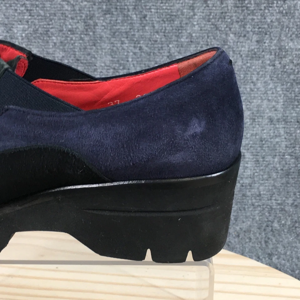 Pas de Rouge Zapatos Mujer 37 Plataforma Oxford Multicolor Con Cordones Informales Bloque Foto 4 de 4