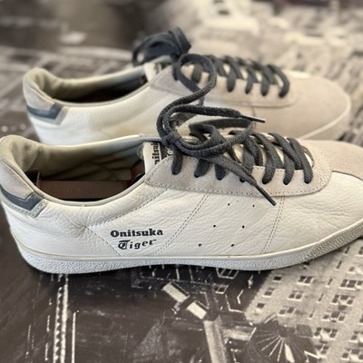 Onitsuka Tiger | Lawnship | Leather | Men | US 9 | White/Grey