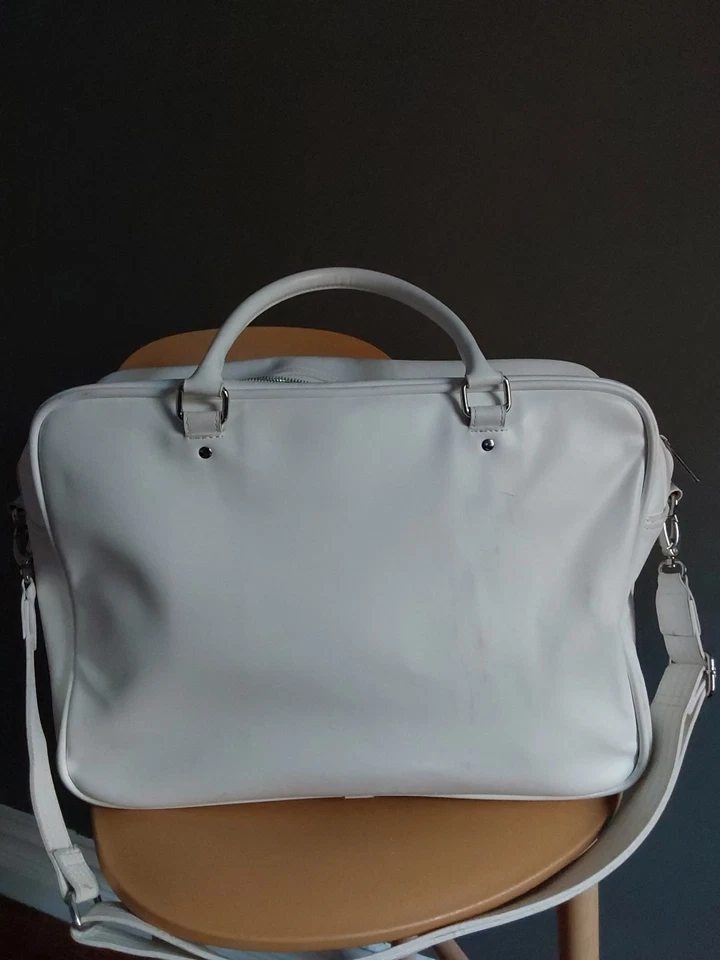 Bolso de lona blanco raro BMW Motorsport Heritage  Foto 4 de 4