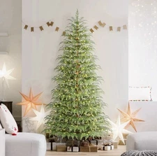 My Texas House 7.5ft Cypress Pre-Lit LED Christmas Tree 500 Twinkle Lights