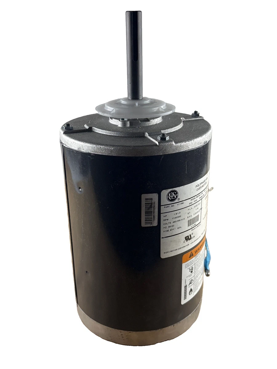 U.S. Motors V11384 P63FRJ-1753 1.5/1.0HP 3PH 460V/380-415V 56Y TEAO photo 2