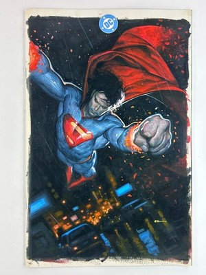 Absolute Superman #1 -Fabrizio De Tommaso UK Exclusive Full Bleed Virgin Variant