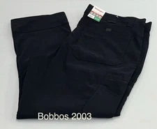 Wrangler Men's Regular Fit Tech Pants, Black, Size 38X30