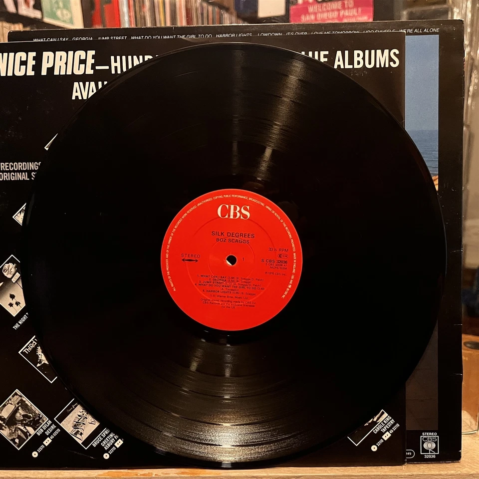 [ROCK/POP]~EXC LP~BOZ SCAGGS~Silk Degrees~[1984~CBS~Issue]~UK IMPORT - Image 3 of 4
