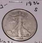 1936-S Liberty Walking Half Dollar 90% Silver San Francisco