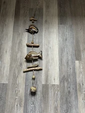 Vintage All Ceramic Handmade Fish Wind chime “Hazel Olsen” “style”