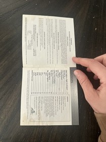 Sega Saturn Manual Only Virtua Fighter Remix Has Water Damage