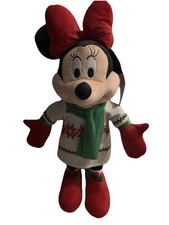 Disney Minnie Mouse Christmas Plush Door, Porch Greeter 22" Stand Up Gemmy