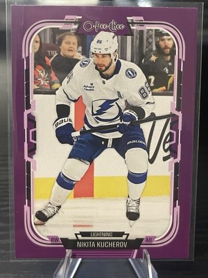 Upper Deck 2025-26 O-Pee-Chee Nikita Kucherov Lightning Purple Border #84 /49