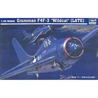 Trumpeter 1/32 Grumman F4F-3 Wildcat Late US Navy Wwii Model Kit 02225