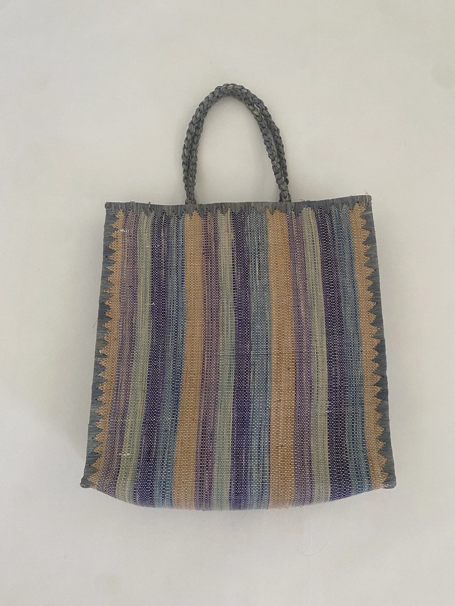Annabel Ingall Small Bags & Handbags for Women for sale | eBay AnnaBel Ingall  Australia Woven Raffia  Black Blue Pink Green Shoulder Tote Bag main image 0