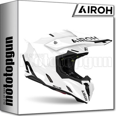 AIROH OFF-ROAD MOTORCYCLE HELMET TWIST 3 TW314 COLOR GLOSS WHITE M