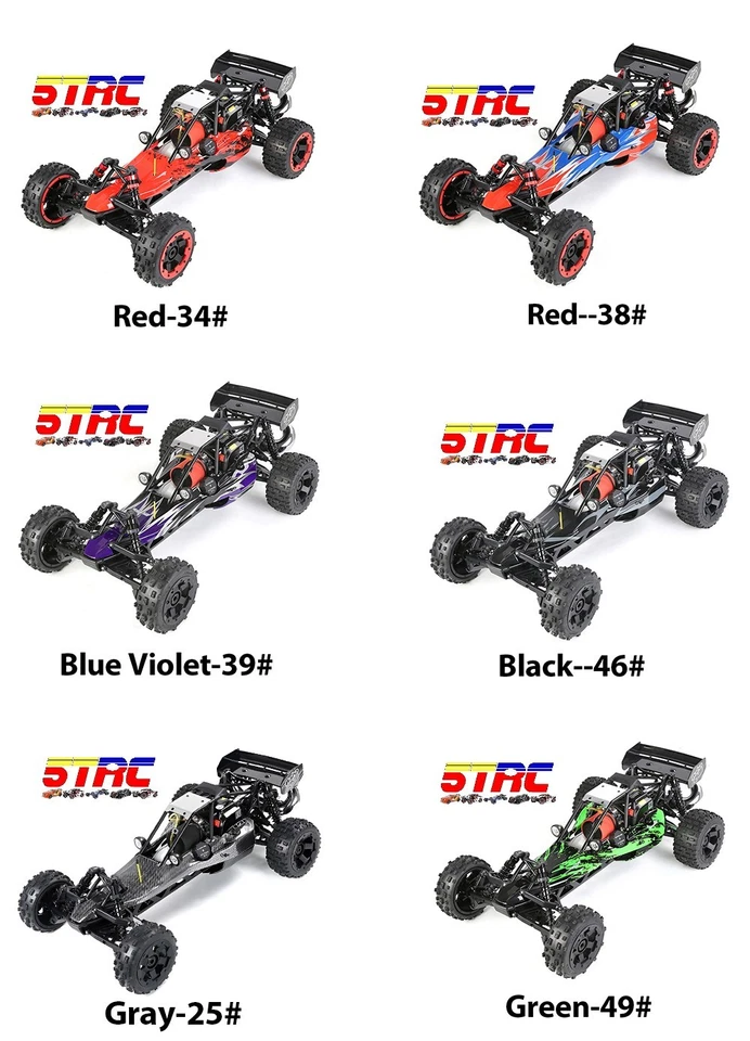 Rovan RC 1/5 Scale 29cc Gas Gasoline Baja Remote Control 5B Black 46 - Image 4 of 4