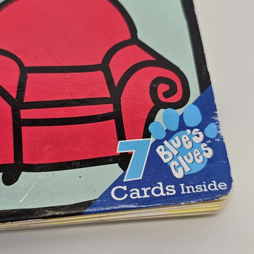 "Cuaderno Blue's Clues Nickelodeon Handy Dandy 3"" 7 tarjetas Eden 1998" Foto 4 de 4