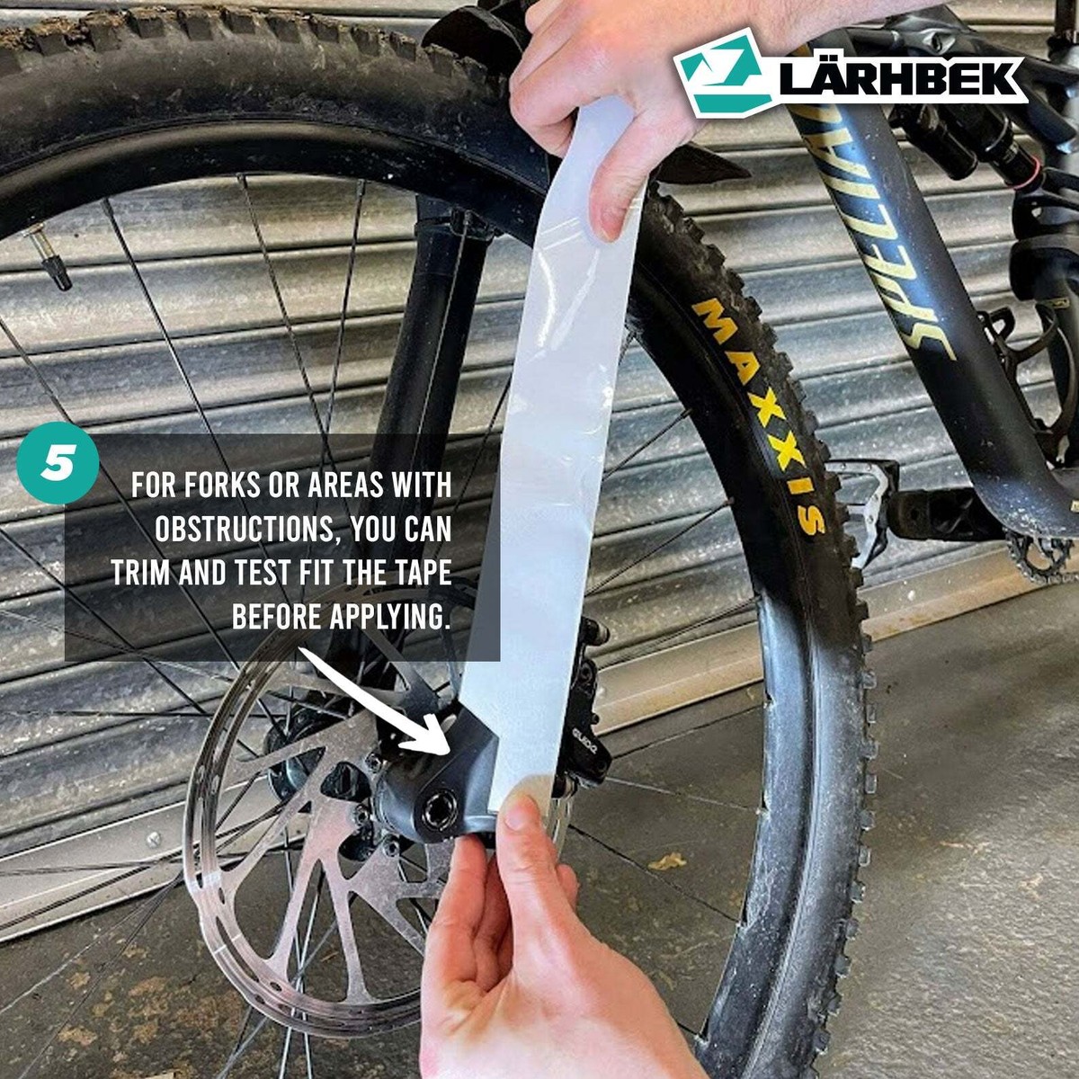 8/o - Finance Bike Frae Protection Tape- High Ipact Clear Vinyl - Foto 7