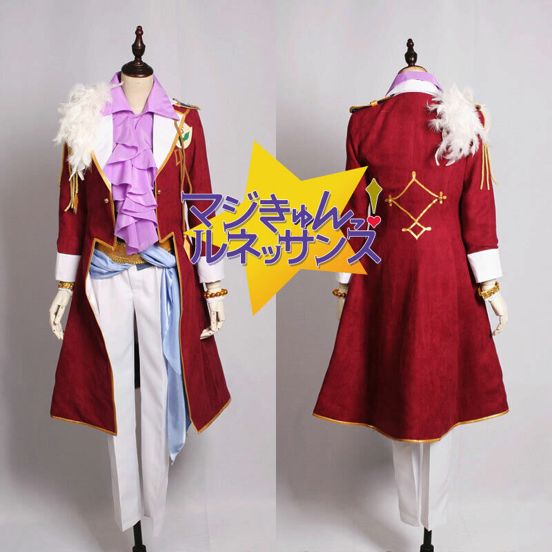 Magic-kyun Renaissance Costume Cosplay Louis Anjo Halloween Anime Party  Show