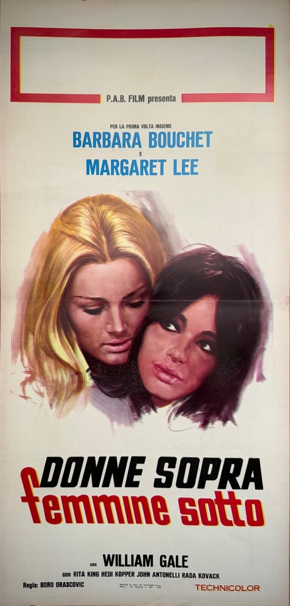 DONNE SOPRA FEMMINE SOTTO- Locandina originale-1971-Barbara