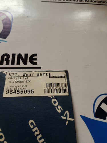GRUNDFOS 96455095 SERVICE KIT CR CR(I.N) 1,3 9-stages Sic *FAST SHIPPING* - Picture 2 of 2