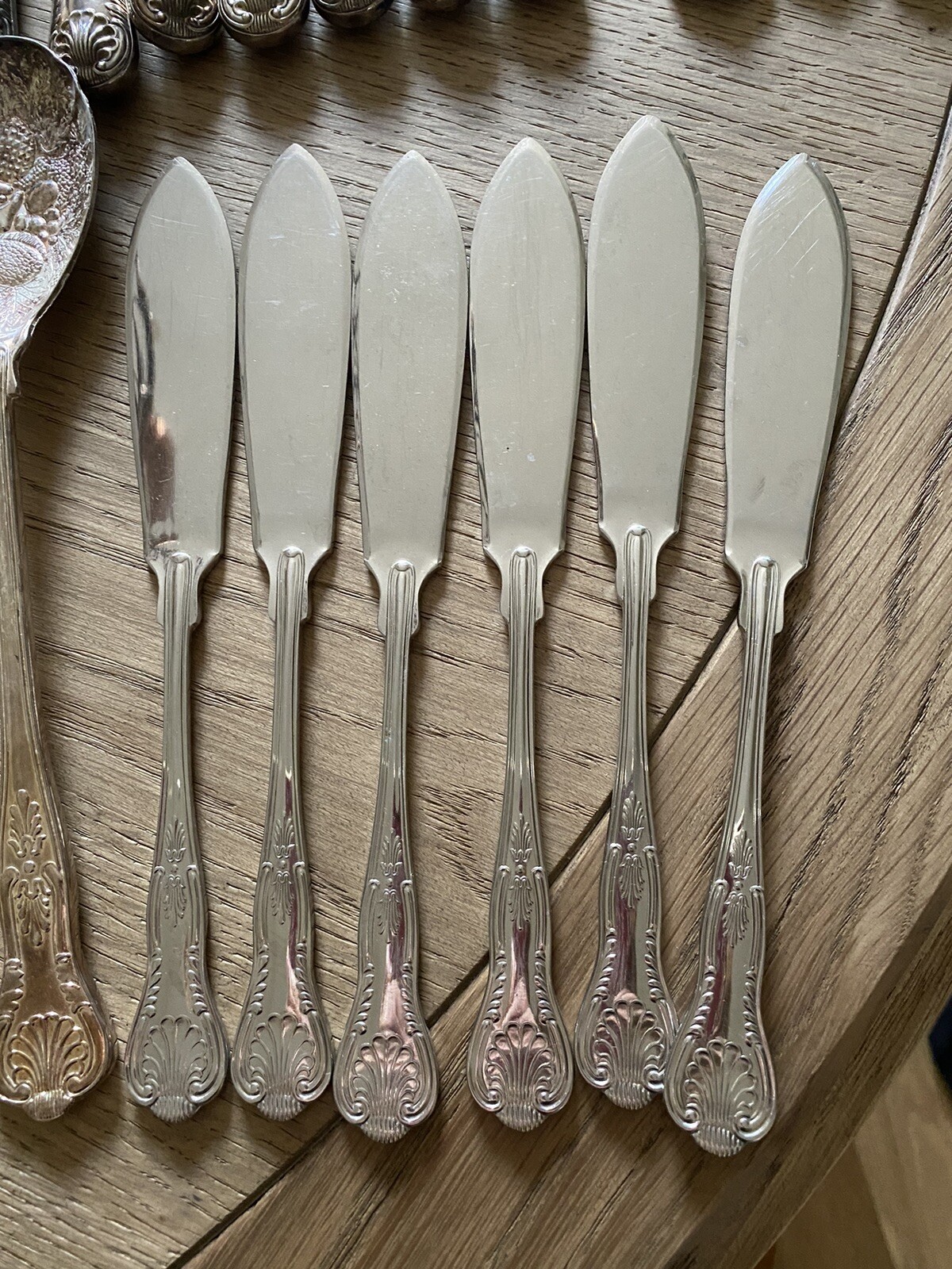 Vintage kings pattern cutlery eBay