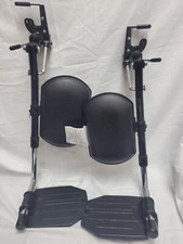 Invacare Wheelchair Elevating Legrests Composite Footplate T94HAP Black