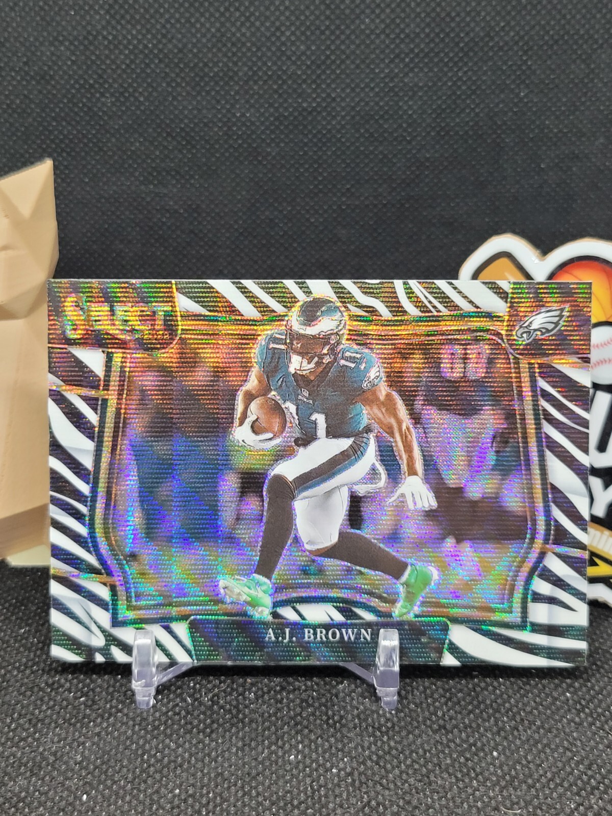 AJ BROWN 2022 PANINI SELECT ZEBRA PRIZM #431 Field Level (CBRP)