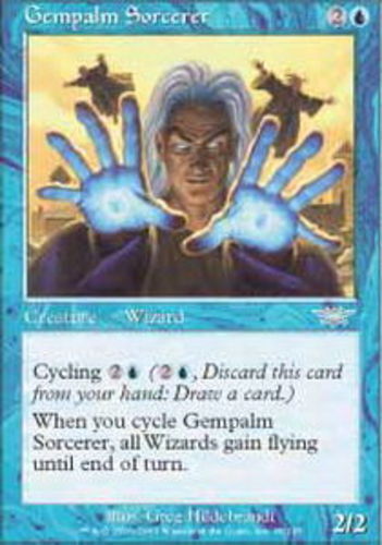 1x Gempalm Sorcerer - Foil MTG Legions NM Magic Foil