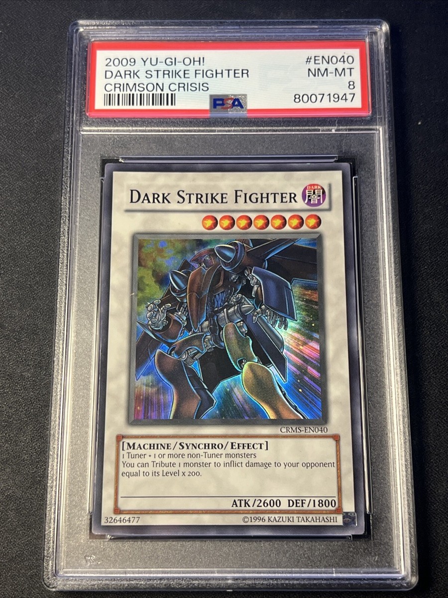 Yugioh! MP Dark Strike Fighter - CRMS-EN040 - PSA 8 NM-MT | eBay
