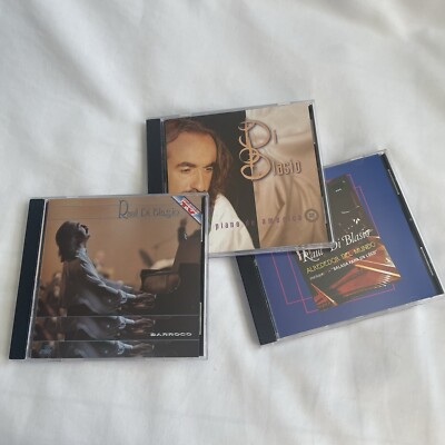 Raul Di Blasio 3 CD LOT Barroco Piano De America Alrededor Del Mundo 