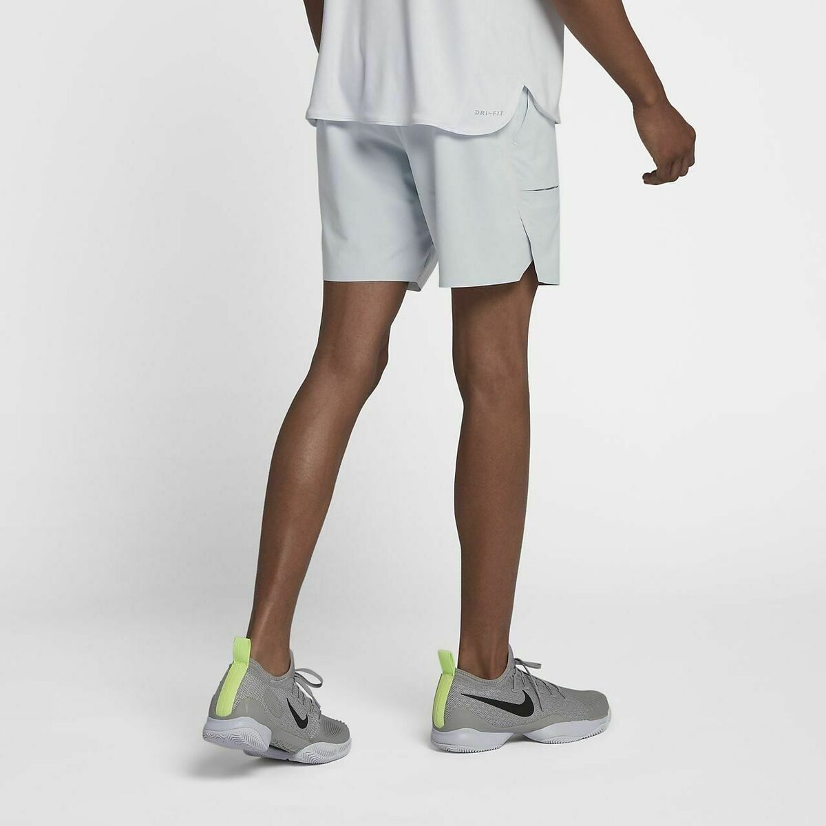 cheque paquete taburete $75 NEW Nike Nikecourt Flex Ace Mens Tennis Shorts 887517 043 Rare L  Platinum | eBay