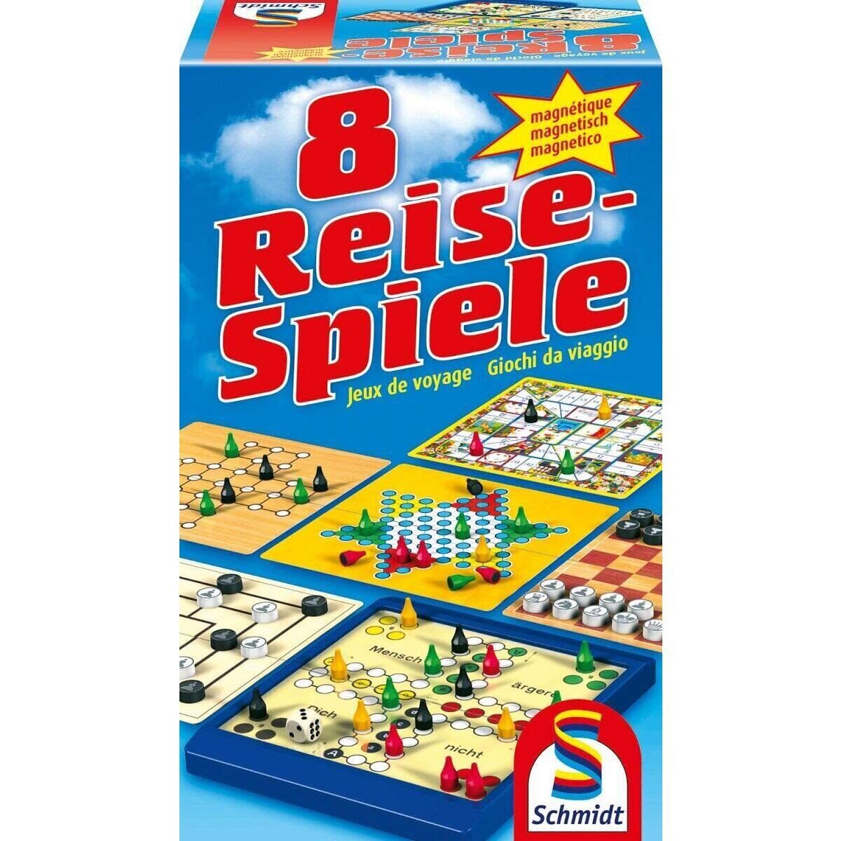 Thumbnail - Schmidt Spiele 8 Reise-spiele, Magnetisch