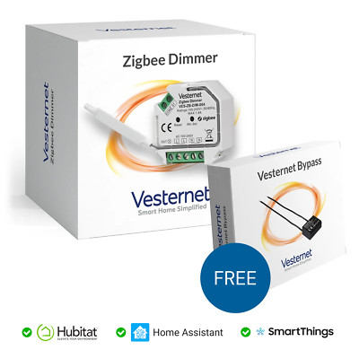 Vesternet Smart Zigbee Dimmschalter für Hubitat, SmartThings & Home Assistant