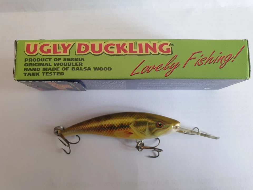 Um conjunto de 4 x iscas de pesca de patinho feio - osciladores, tamanho 7, - Imagem 2 de 4