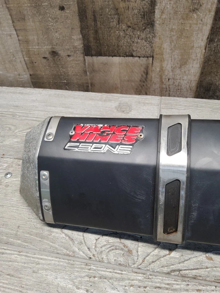 Silenciador silenciador de escape Vance & Hines 2007 07 03-09 Suzuki SV650S SV650 Foto 3 de 4