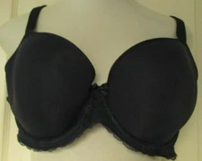 Sculptresse by Panache Plunge underwire bra size 42D Ink (dark blue) style 7695